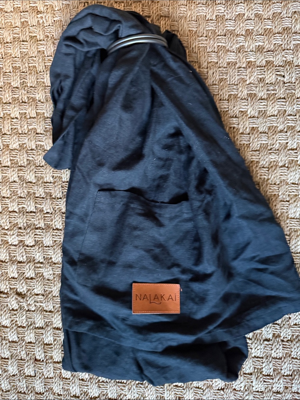 Nalakai Midnight Black Ring Sling Carrier